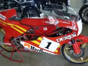 MotoGP Perdana 80cc Donington Park 1987 (Derbi GP 80cc)..Seru Juga! Derbi GP 80cc 1987