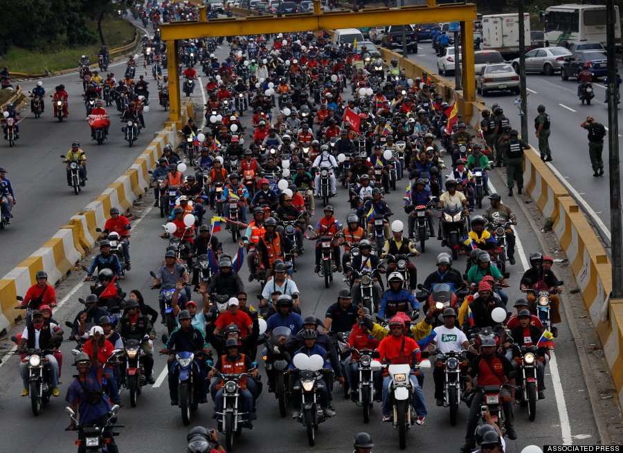 maduro motorcyclists