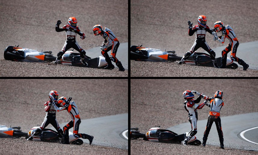 kalex moto3 fight