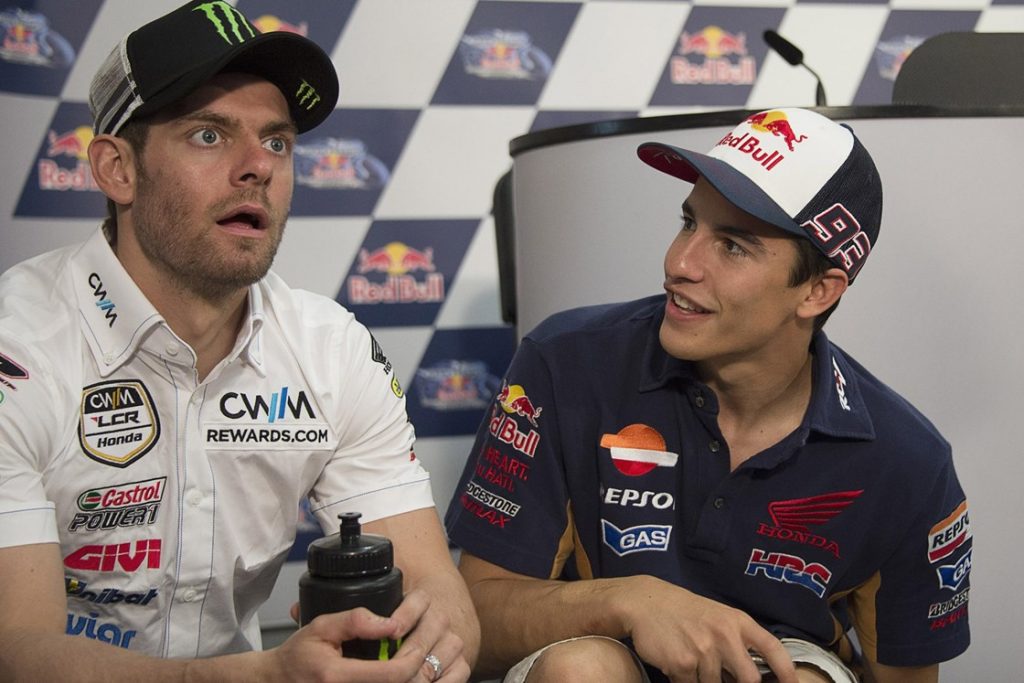 Mau Tiru Gaya Balap Marc Marquez? Jangan Ngawur, Pilih Levelnya! 2 Cal Crutchlow Marc Marquez