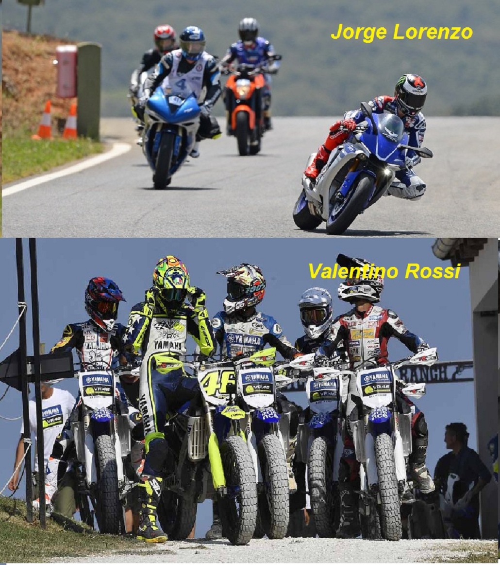 Gak Mau Kalah...Valentino Rossi Punya Murid Balap... Jorge Lorenzo Juga jadi Guru Balap... !!! Meniru ..?? 1 Jorge Lorenzo Valentino Rossi