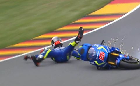 Tikungan 11 Sachsenring = Tikungan Pokemon...!!! Kenapa Begitu "Keramat"...??? 4 Maverick Vinales Crash Turn 11 pokemon