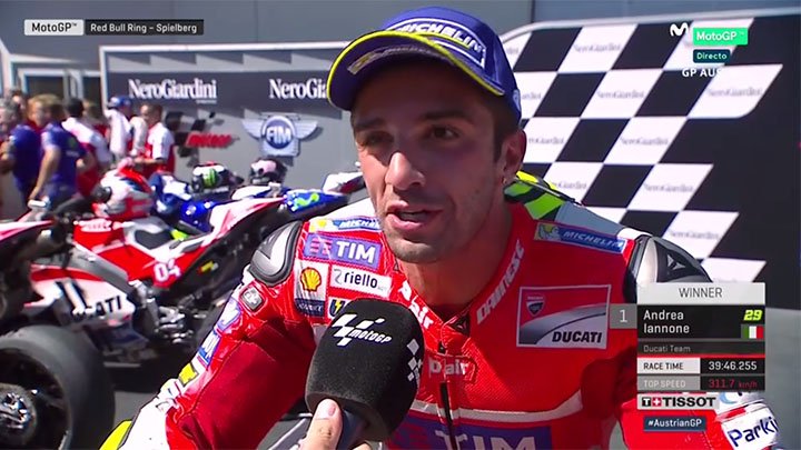GP Austria: Ducati Sempurna ... Yamaha Tidak Terlalu jauh...!! 1 Iannone Austria