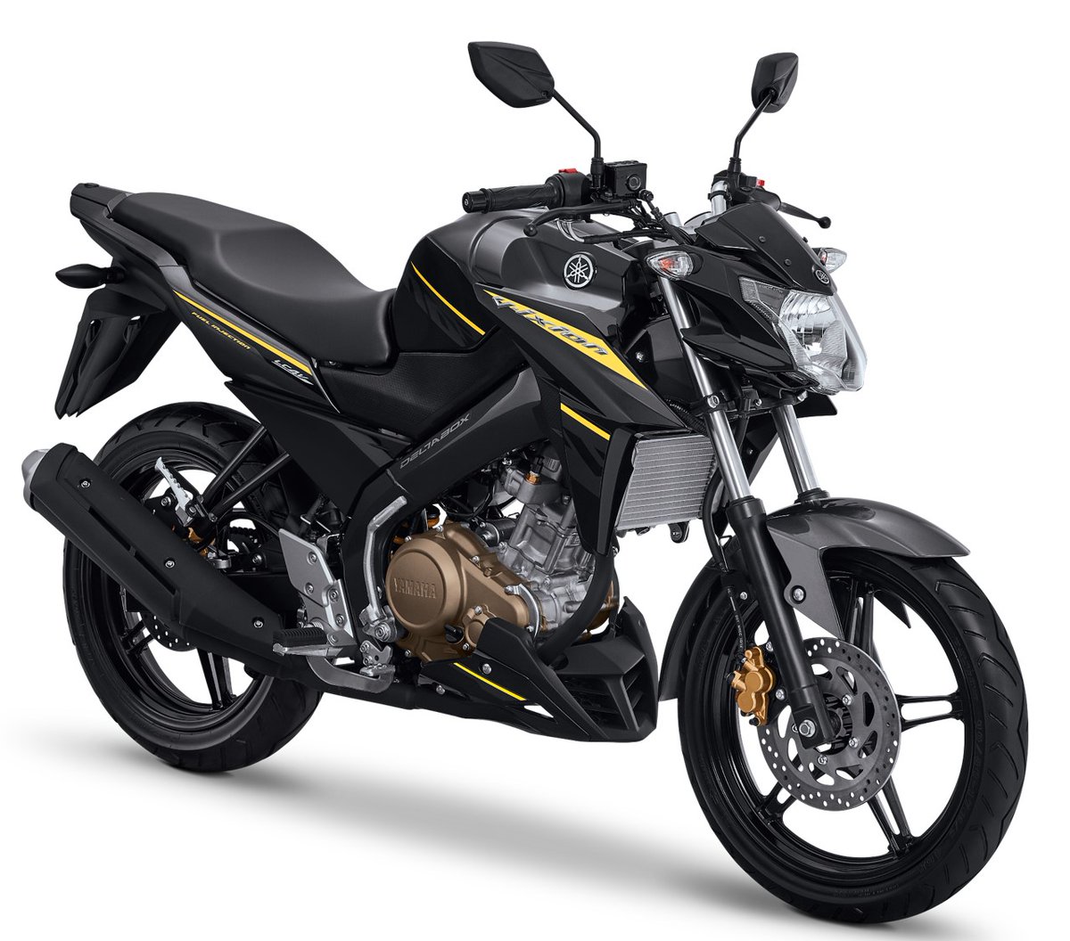New Yamaha Vixion Hitam Striking Black