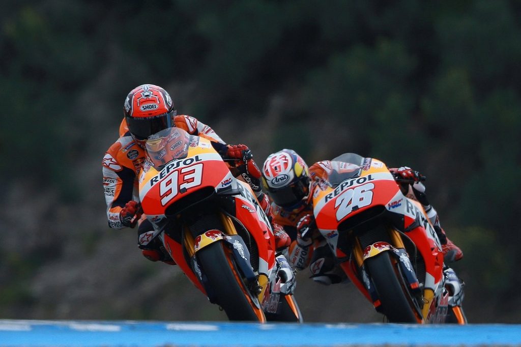 Data Telemetri Pedrosa Dibuka Lebar-lebar Buat Marquez Saat Masih Belajar! 2 Marc Marquez Dani Pedrosa