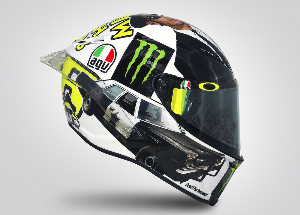 "Blues Brothers" Walau Tidak Menang Tapi Cukup Menghibur... 2 rossi-helmet-right