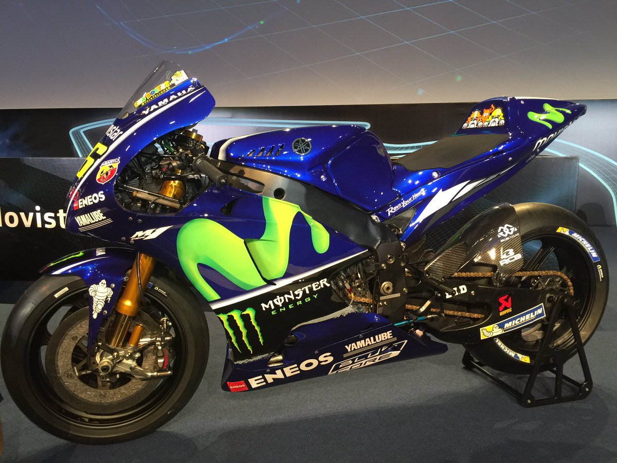 Perbedaan Mencolok Fisik Yamaha YZR M1 2016 dan 2017 1 Yamaha M1 2017 Rossi