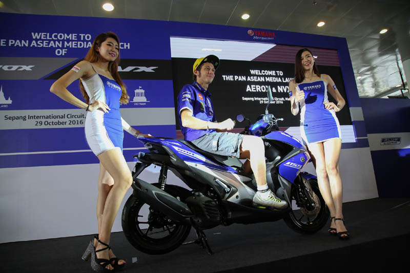 launching yamaha aerox 155