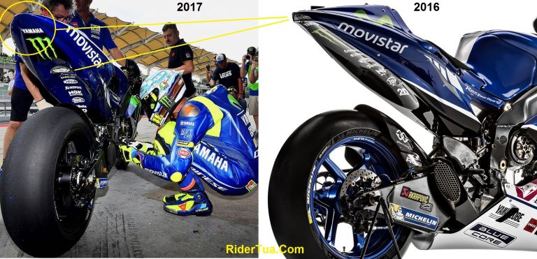 [MotoGP] Terkuak..!! Ternyata Desain Belakang Yamaha M1 Lebih Runcing..?