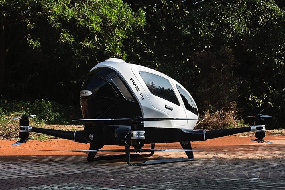 Taxi Drone akan beroperasi di Dubai..Juli Tahun Ini..weleh.. 1 ehang helikopter tanpa awak dubai