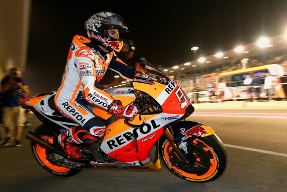 Hanya Finish Ke-4 di Qatar, Marc Marquez Salahkan ini 2 2017 GP Qatar Marc Marquez Foto Michelin