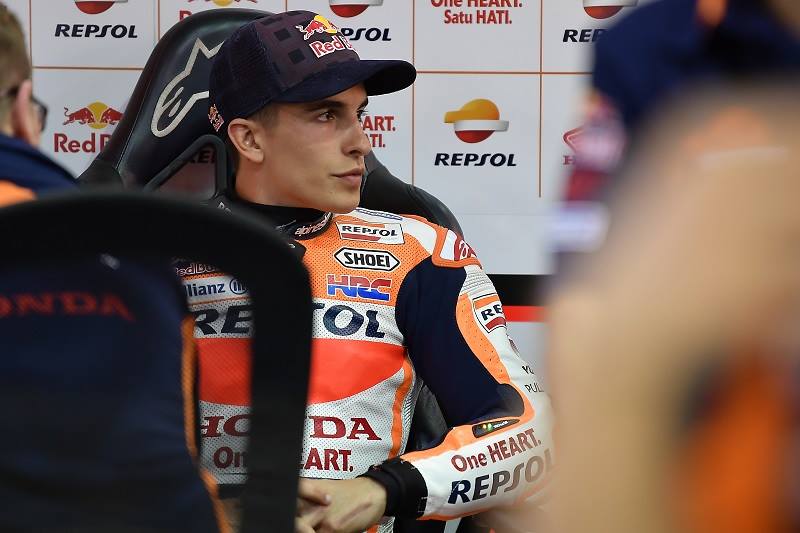 Ini Tanggapan Marquez, Dua kali jatuh dan hanya Posisi 12 di Tes-1 Qatar. 1 Marc Marquez Foto Facebook Repsol