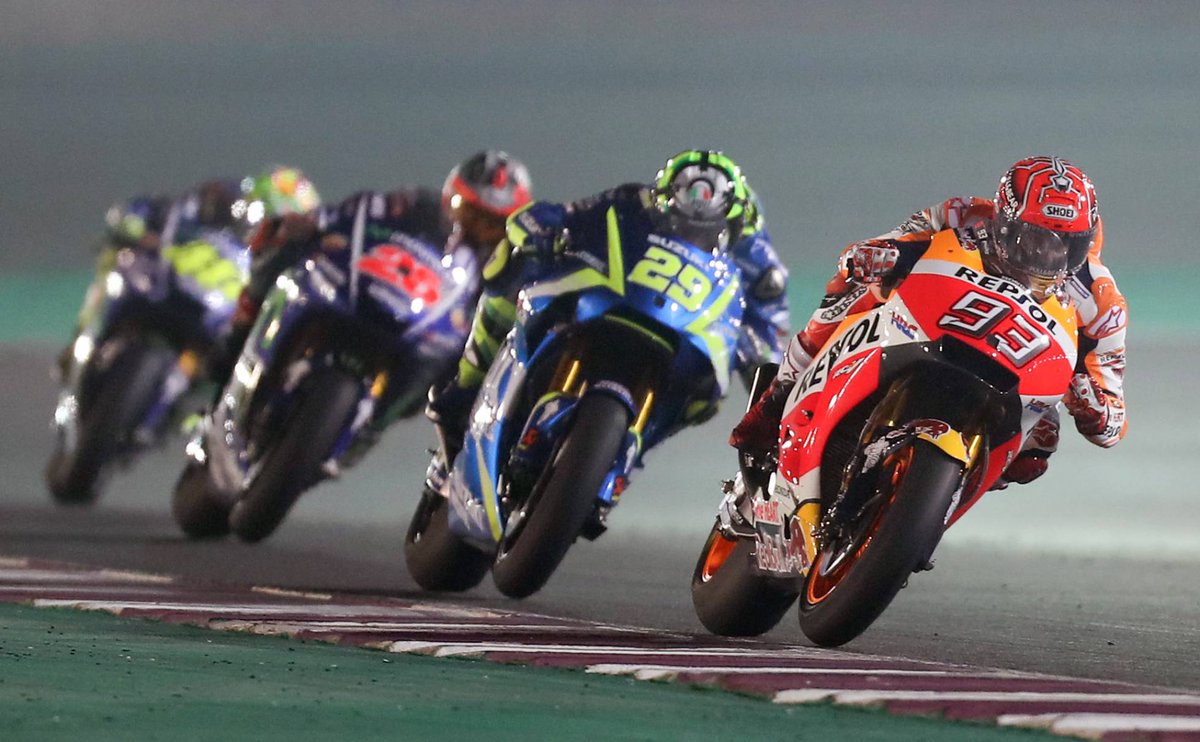 Masih Ada Yang Bilang Maverick Vinales "Mental Down" dan Gak Berani Duel ? 2 duel Qatar Maverick Vinales Marquez