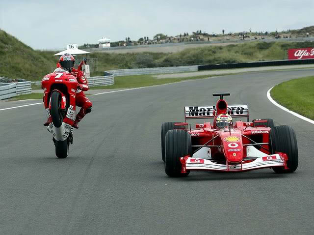 Ducati Ferrari MotoGP Formula 1