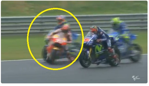 Marc Marquez crash
