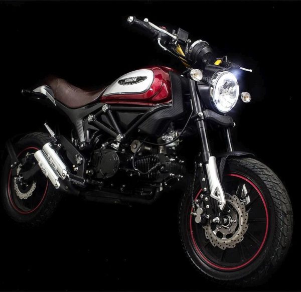 Syemb, "Ducati Scrambler PAHE " ini Di Lego 22 juta Rupiah !! 1 Lifan Hunter 125 Ducati Scrambler red