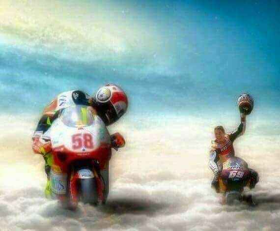 Foto "Misteri" Nicky Hayden Dan Marco Simoncelli 4 Marco Simoncelli dan Nicky Hayden go to Heaven
