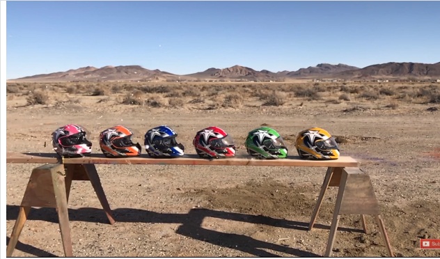 Sniper vs six helmets