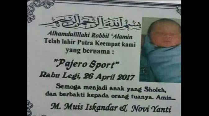 bayi pajero sport