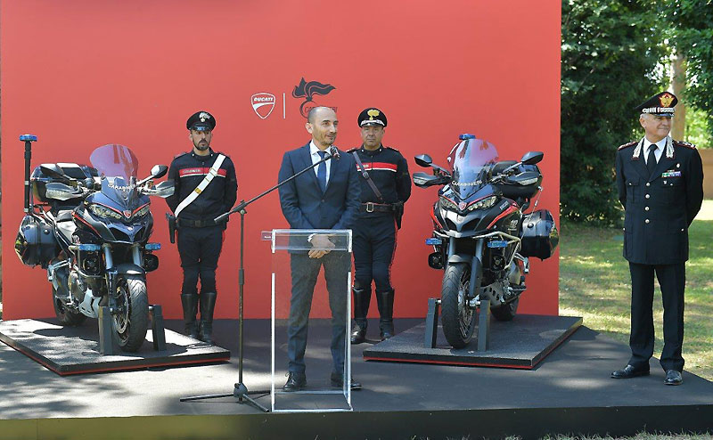 Ducati Multi Strada Dipakai Kepolisian Italia dalam Pertemuan G7 2 Ducati Multi Strada Polisi 1