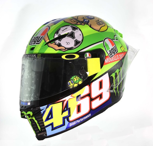 Helm AGV Valentino Rossi Mugello 2017 6