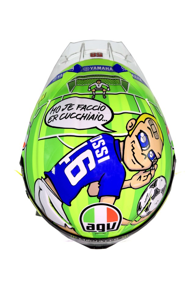 Helm AGV Valentino Rossi Mugello 2017 7