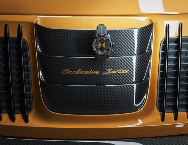 Porsche 911 Turbo S Exclusive in Golden Yellow Metallic Foto Porsche 2