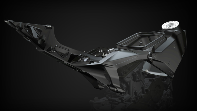 Penampakan Superbike Rasa MotoGP Yang Sedang Diracik Ducati 3 Sasis ducati superbike Foto Ducati com