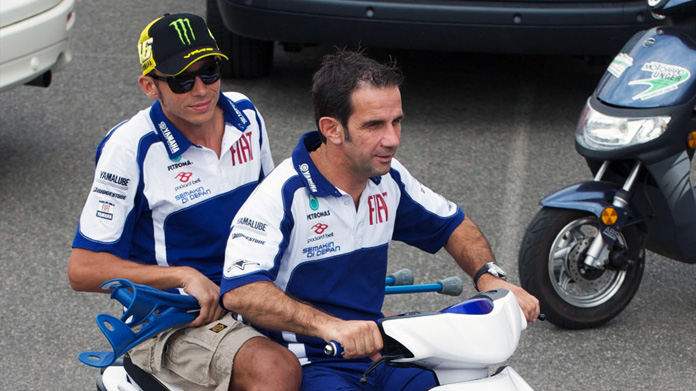 Takjubnya Davide Brivio dengan Seorang Valentino Rossi 1 Valentino Rossi Davide Brivi Yamaha MotoGP Foto Motori News 24 com