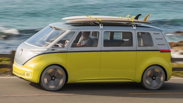 VW Kombi van autonomous electric microbus