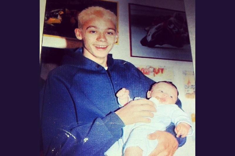 Manis Sekali.. Luca Marini Gabung Tim Sang Kakak, Valentino Rossi di 2018 2 Valentino Rossi Luca marini Foto paddock gp com