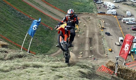 motorcyle hill climb competition