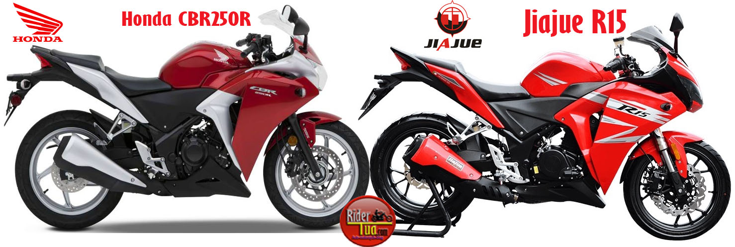 Inilah Deretan Motor China Hasil Copy.. Masih Banyak lagi !!! 6 Honda CBR250R Versus Jiajue R15