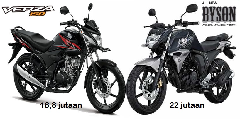 Yamaha Kibarkan Bendera Putih, Menyerah, Ngaku Kalah Dengan Honda, Ogah Jualan Sport Murah Lagi !!! 1 Honda Verza Vs Yamaha Byson