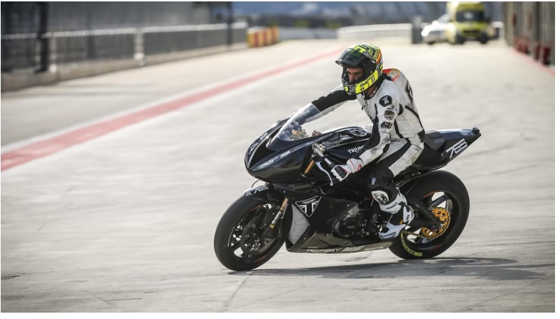 Inilah Mesin Triumph Pengganti Honda di Moto2, Jalani Tes di Aragon 1 Julian Simon Tes triump moto2