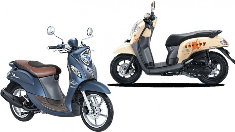 Honda Scoopy Atau Yamaha Fino Pilih Mana Hayo ? 1 honda scoopy vs yamaha fino