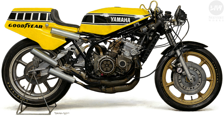 YAMAHA YZR500 (1978) dengan Yamaha Power Valve System (YPVS) 2 1978 YAMAHA YZR500 -OW35K