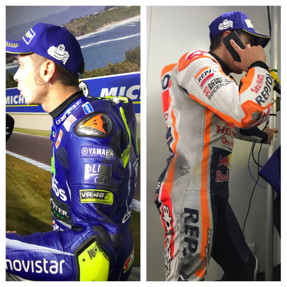 Valentino Rossi, Jika Mereka Overtake dengan Gila, Saya Bisa Lebih Gila Lagi 2 Jejak Duel MotoGP Australia 2017 baju