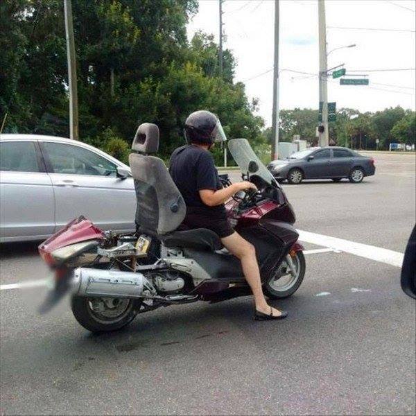 10 Foto Seputar Sepeda Motor Lucu bin Kocak.... !! 3 Motor ternyaman