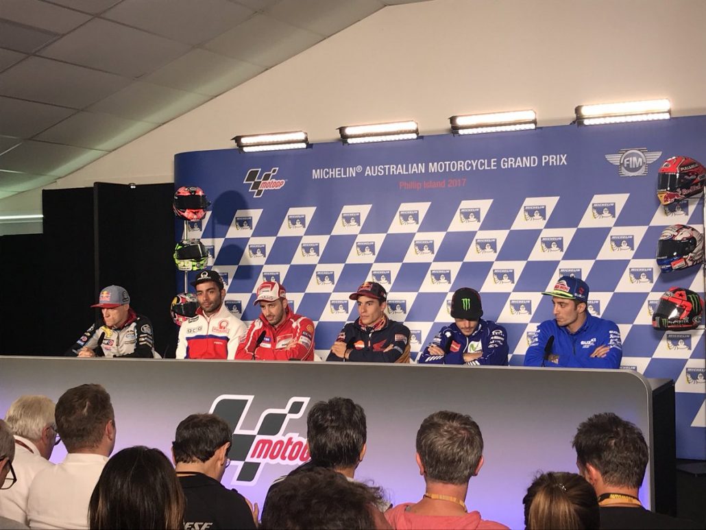 Presscon GP Australia, Marquez, "Dovi Paling Bahaya, Tetap Waspadai Vinales" 1 Press Conference Australia GP