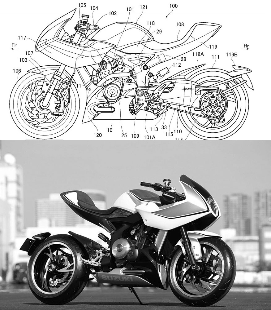 Inilah Cara Kerja Mesin Baru 2018 Suzuki GSX Turbo 588cc.... Saya Suka Turbo... !!! 2 Patent Suzuki Recursion GSX 700 T