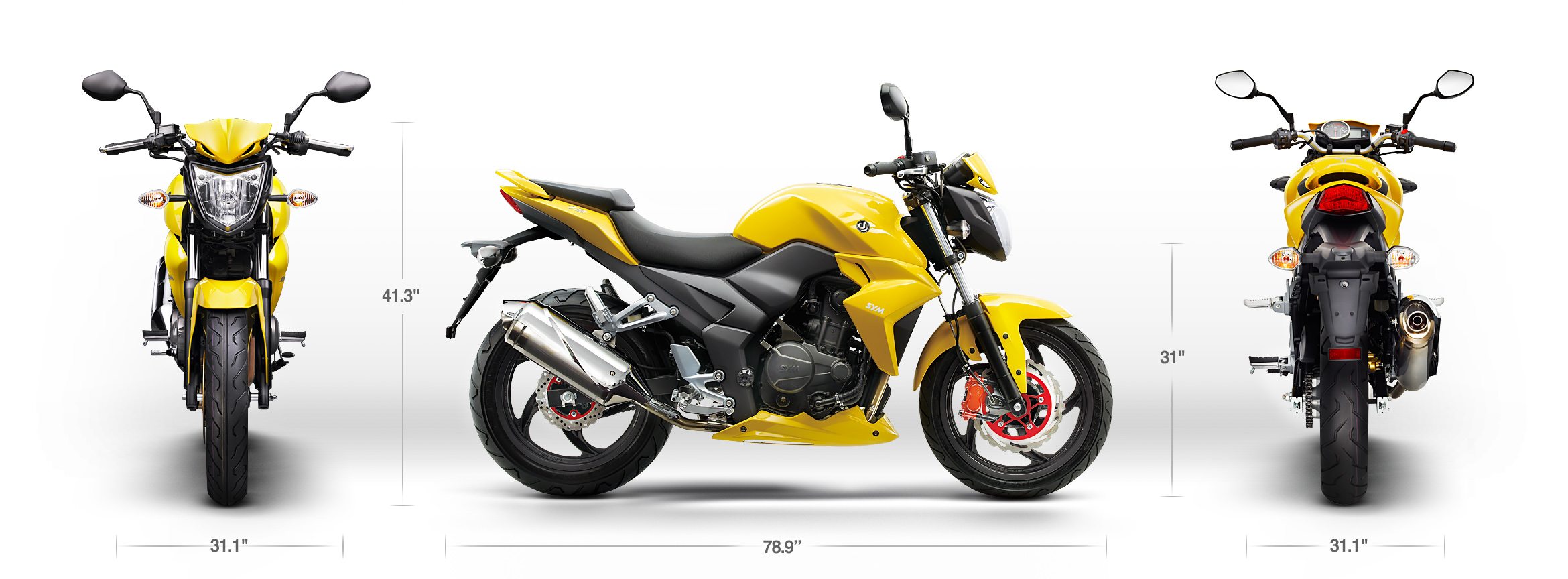 Motor 'Nyamuk' 250cc Ini dari Pembuat Mesin Honda, Ergonomi Bisa Diaturr...!!! 5 SYM T2 250i