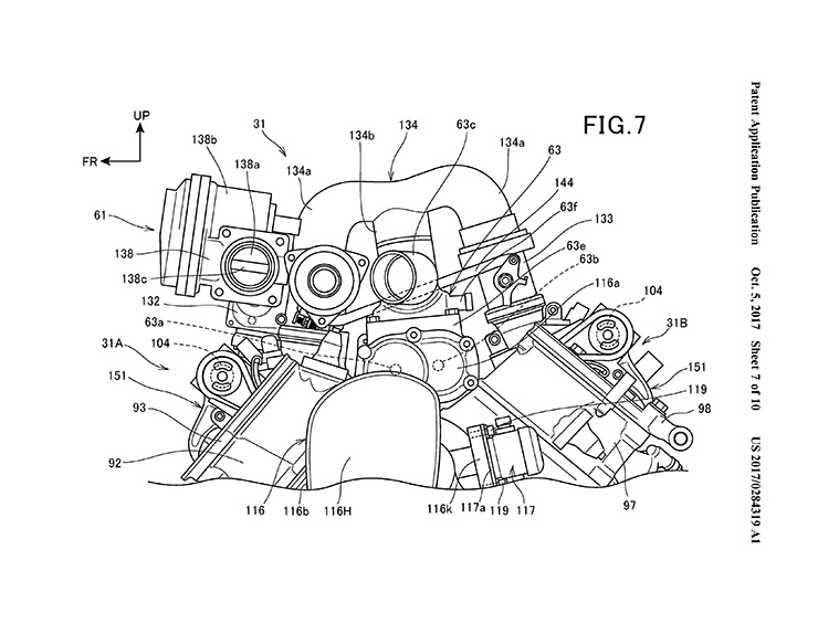 Supercharged Naked Honda twin Engine 