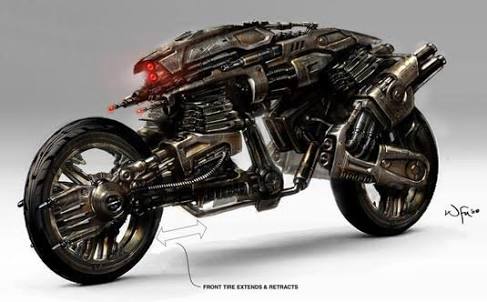 Cyborg Motorcycles, Honda dan Yamaha Kini Mewujudkannya Nyataa.. !!! 2 Terminator-Cyborg -Motorcycles