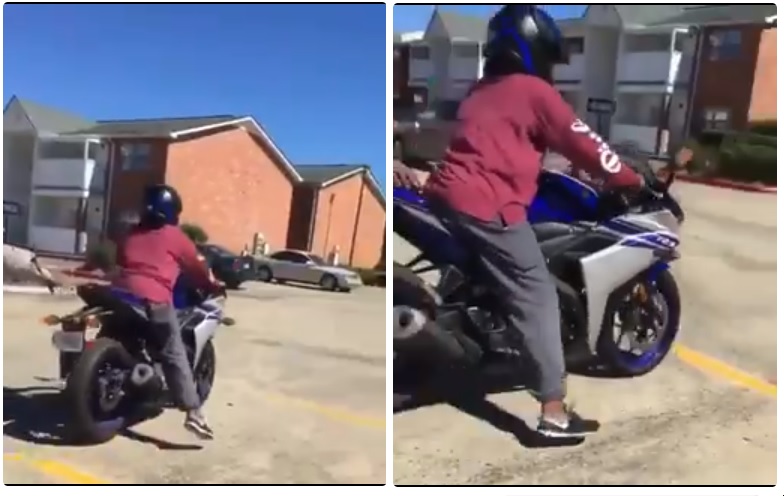 Emak-Emak Belajar Naik Motor Sport Yamaha R3.. Mencelat..Ngerii !!! 1 Emak-Emak Belajar Naik Motor Sport Yamaha R3