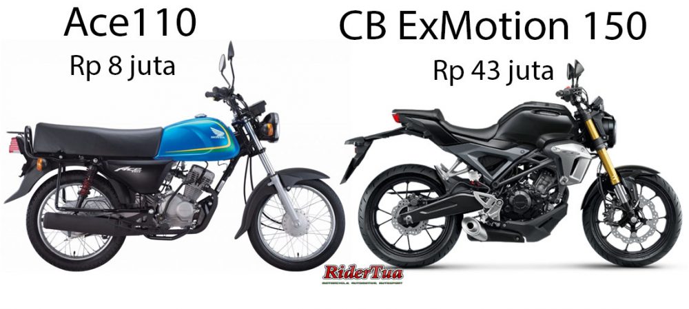 Honda Ace110 Versus CB150 ExMotion Antara Fungsi dan Gengsi !!! 1 Honda Ace Vs CB Exmotion