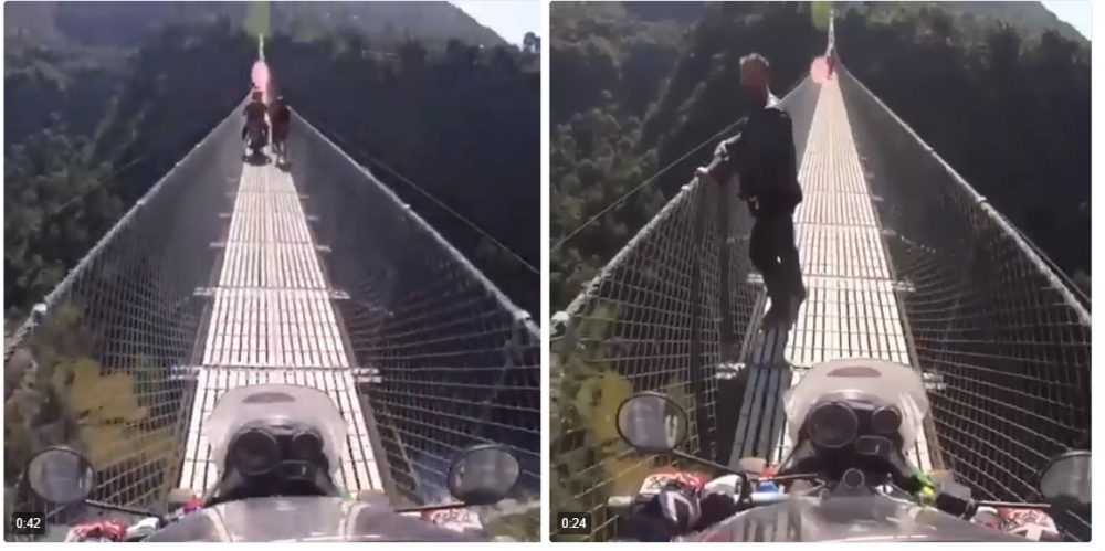Yakin Berani Naik Sepeda Motor di Sini ? 1 Jembatan Maut