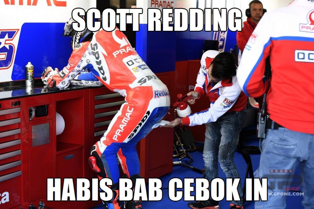 10 Meme MotoGP Valencia 2017 10 Lagi Cebok Scott Redding meme motogp