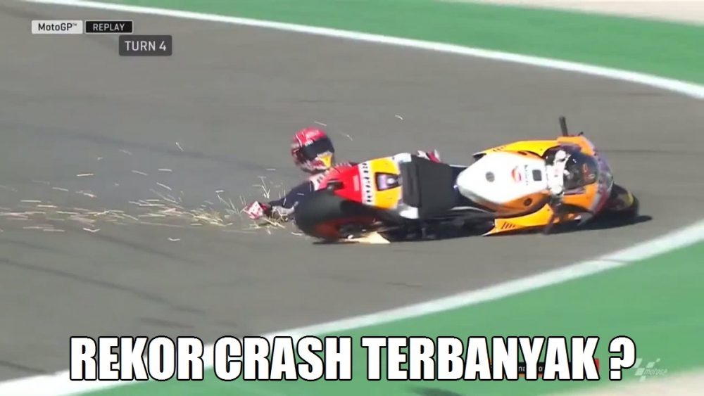 Marc Marquez Akan Pecahkan Rekor Jatuh Terbanyak ?? 1 Marc Marquez Crash