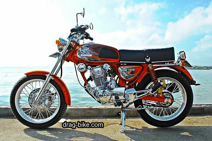 Honda Ace110 Versus CB150 ExMotion Antara Fungsi dan Gengsi !!! 4 Modifikasi-Honda-CB-100-Klasik-Retro-Style